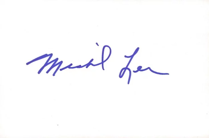 Michael Lerner autograph