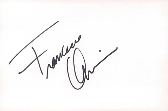 Francesco Quinn autograph