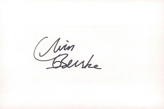Chris Burke autograph