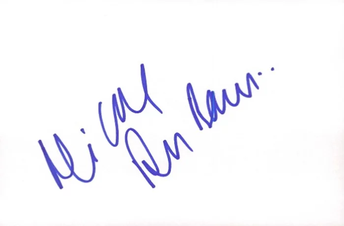 Michael Des Barres autograph