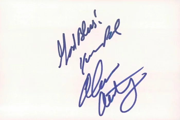 Alan Autry autograph