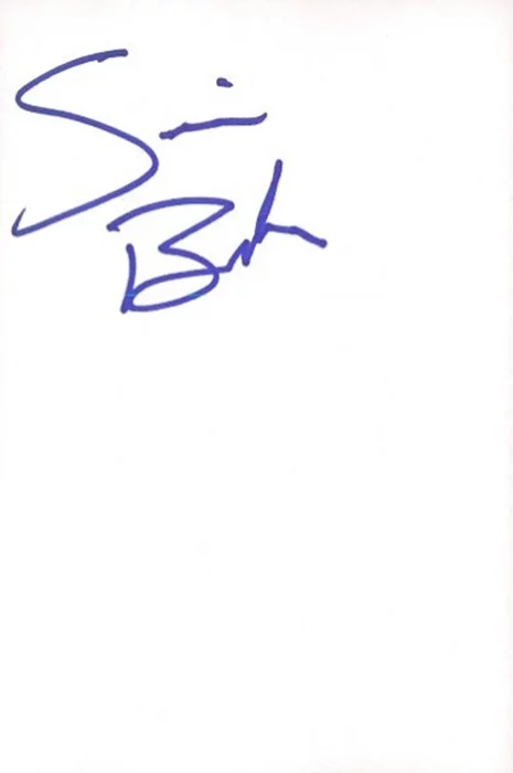 Simon Baker autograph