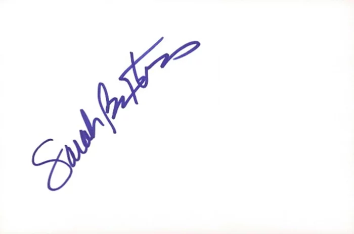 Sarah Buxton autograph