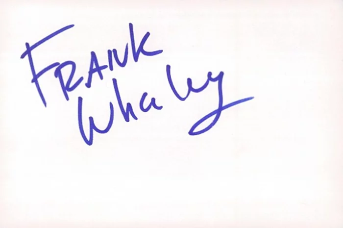 Frank Whaley autograph