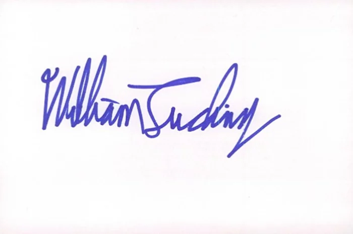 William Lucking autograph