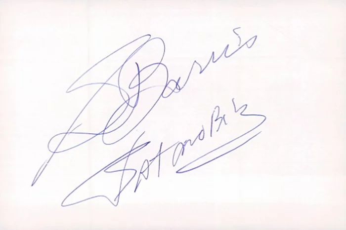 George Barris autograph