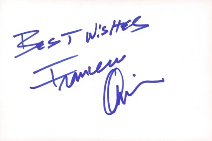 Francesco Quinn autograph