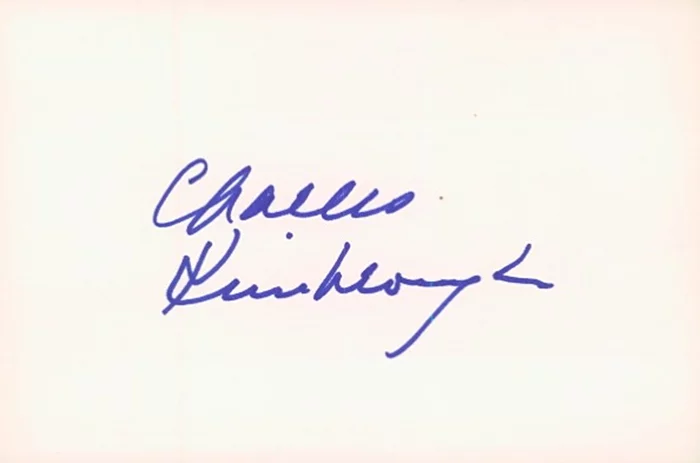 Charles Kimbrough autograph