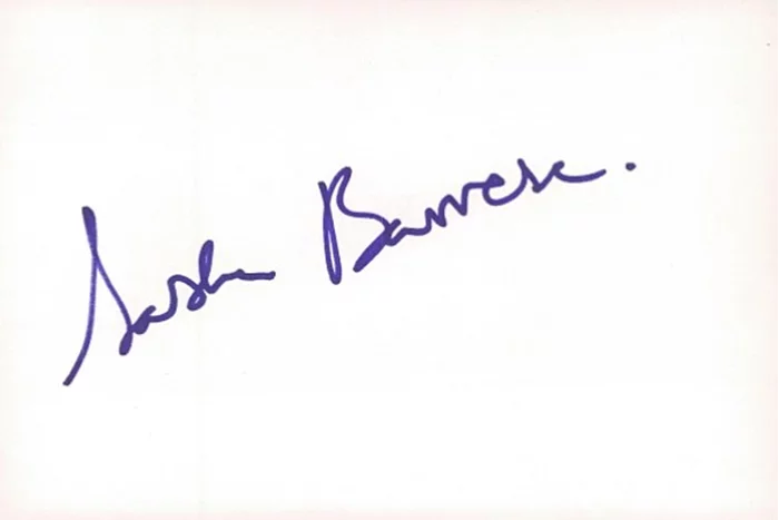 Sasha Barrese autograph