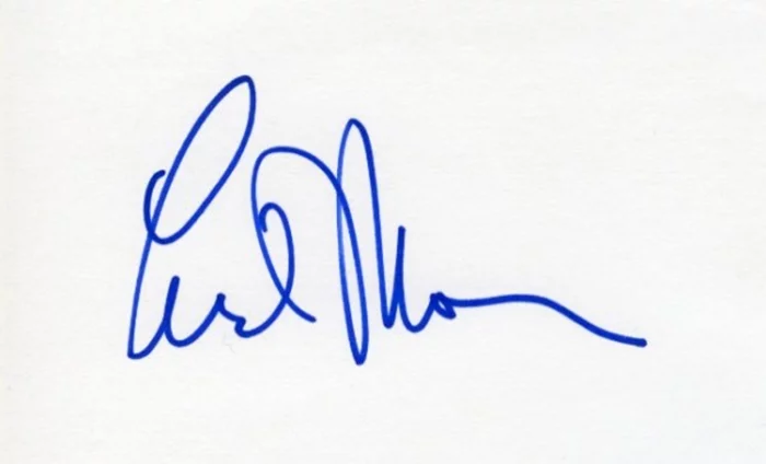 Leslie Moonves autograph