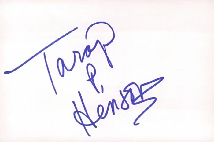 Taraji P. Henson autograph