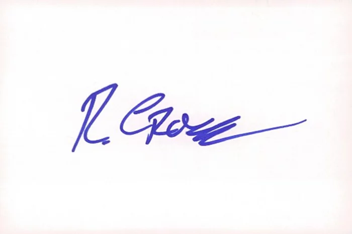 Roger Cross autograph