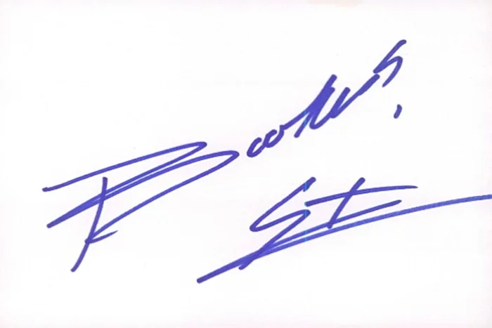 Booker T. autograph