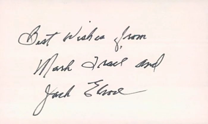 Jack Elrod autograph