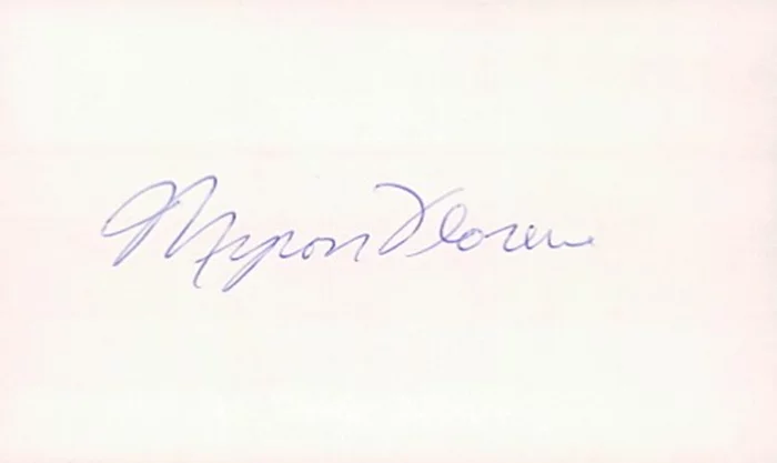 Myron Floren autograph