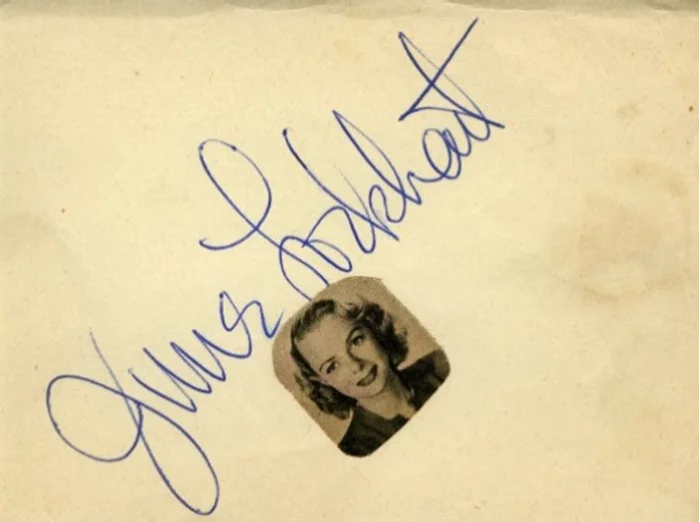 June Lockhart autograph