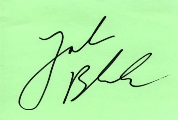 Jack Black autograph