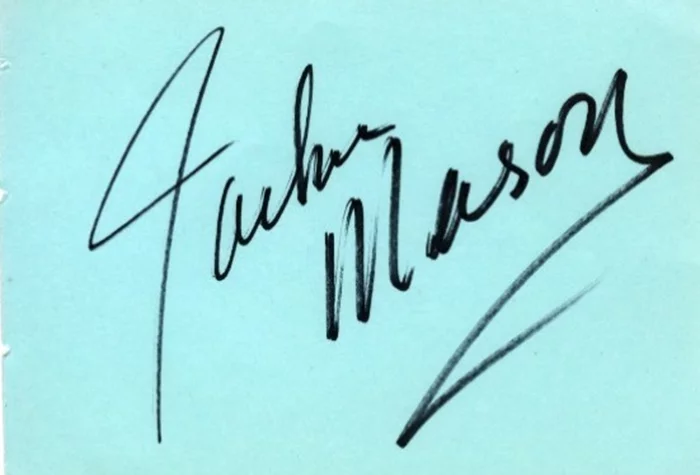 Jackie Mason autograph