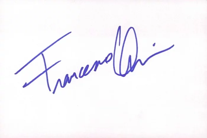 Francesco Quinn autograph