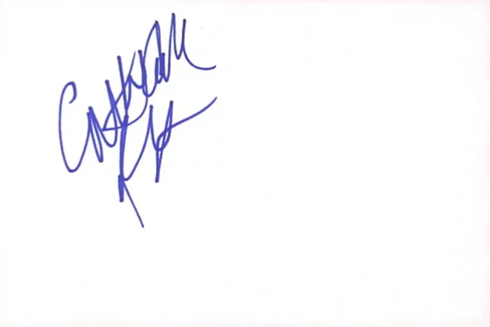 Cathy Cahlin Ryan autograph