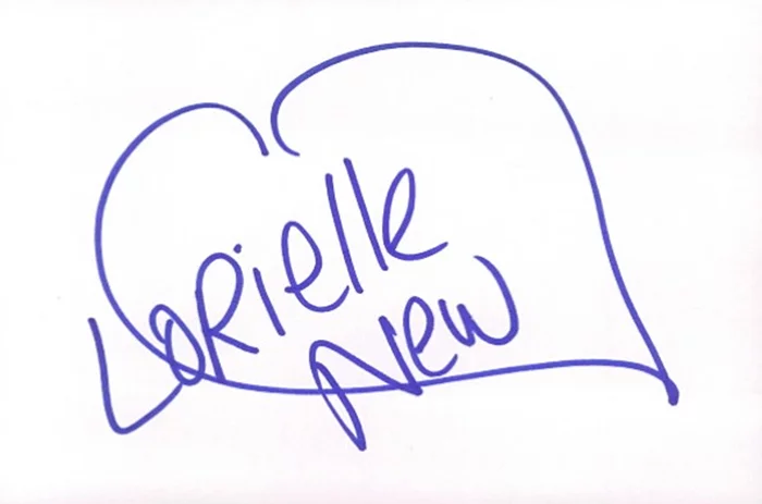 Lorielle New autograph