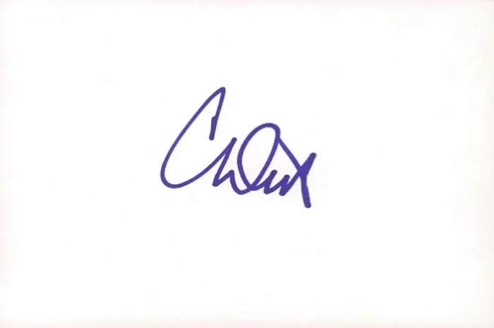 Catherine Dent autograph