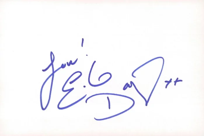 E.G. Daily autograph