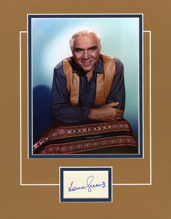 Lorne Greene autograph