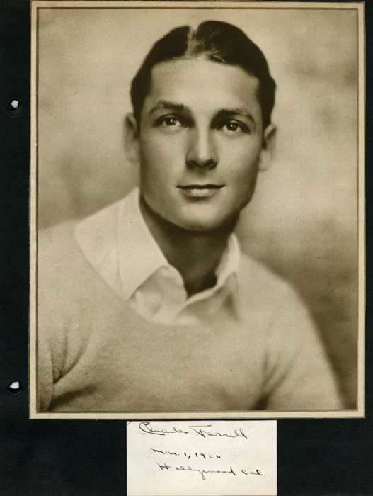 Charles Farrell autograph