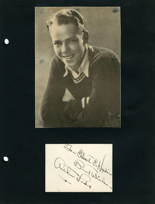Arthur Lake autograph