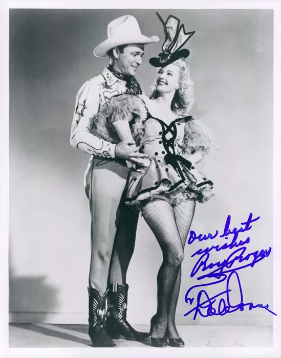 Roy Rogers & Dale Evans autograph