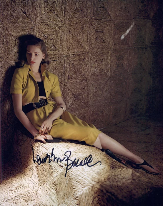 Lauren Bacall autograph