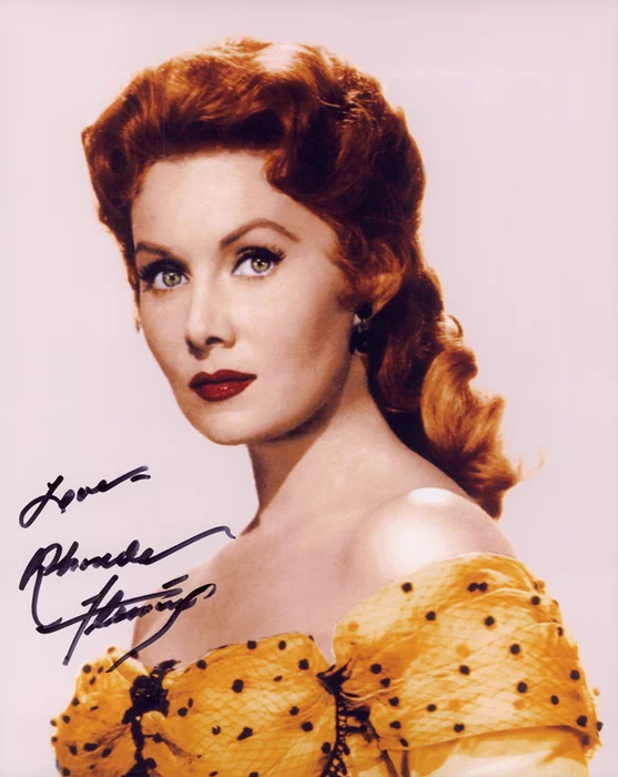 Rhonda Fleming autograph
