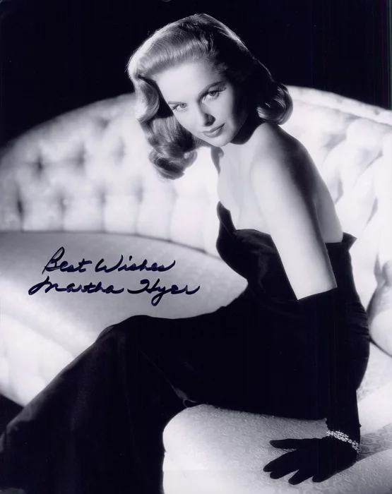 Martha Hyer autograph