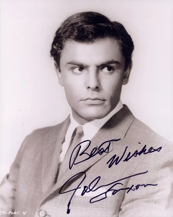 John Saxon autograph