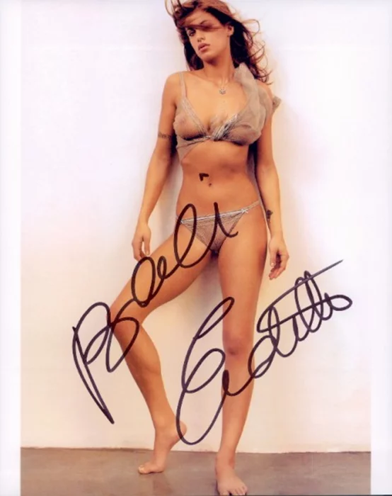 Elisabetta Canalis autograph