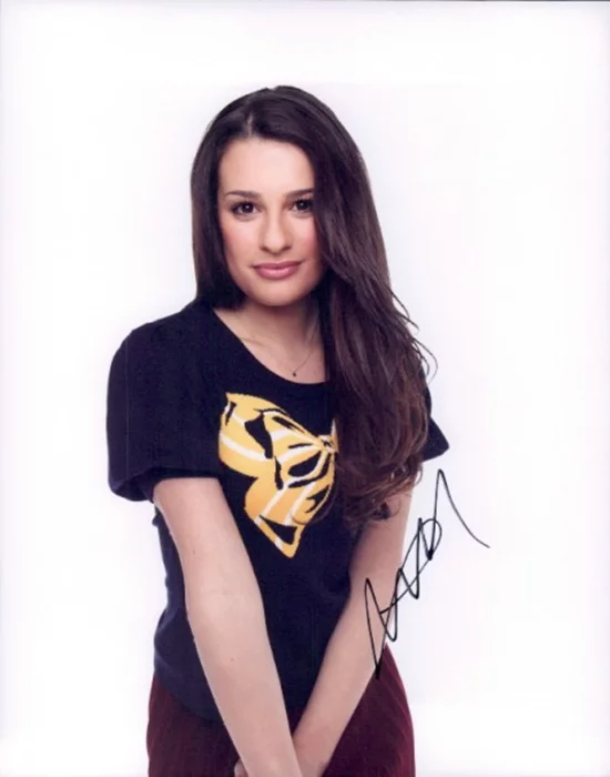 Lea Michele autograph