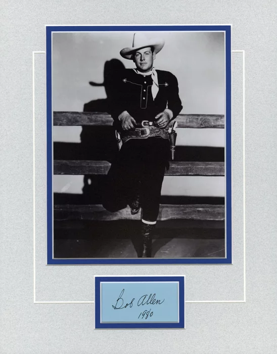Bob Allen autograph