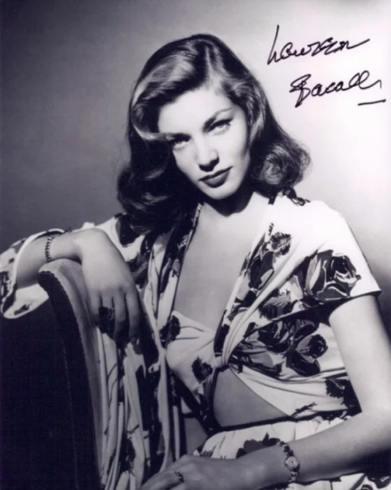 Lauren Bacall autograph
