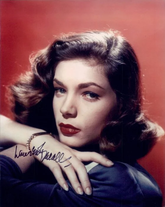 Lauren Bacall autograph