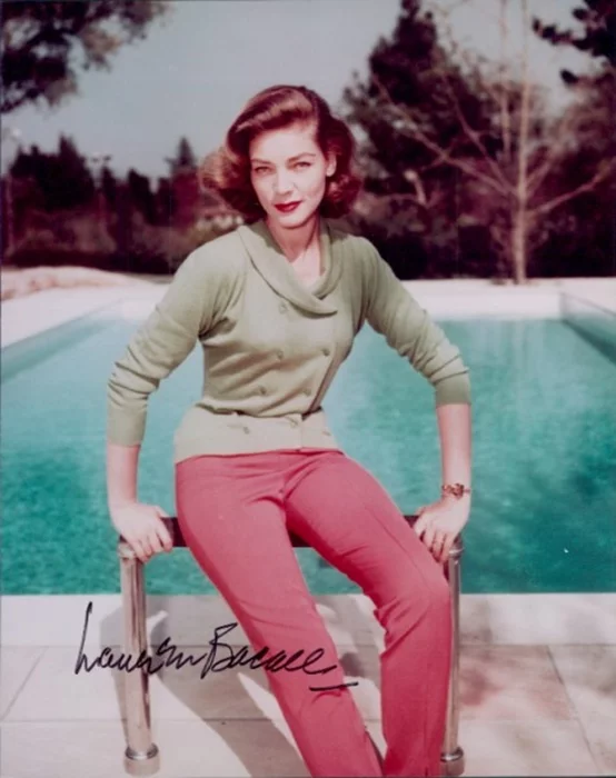 Lauren Bacall autograph