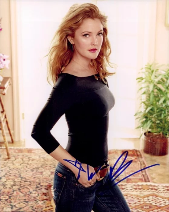 Drew Barrymore autograph