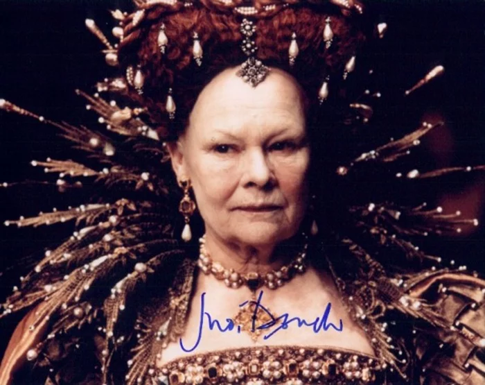 Judi Dench autograph