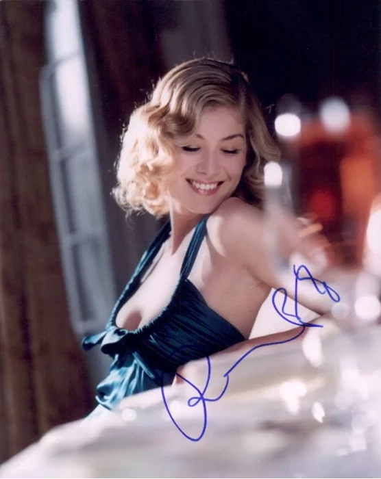 Rosamund Pike autograph