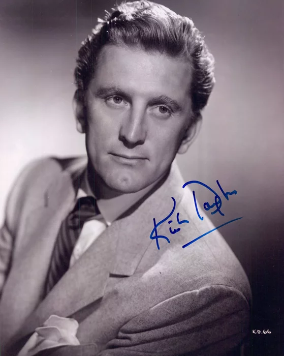 Kirk Douglas autograph