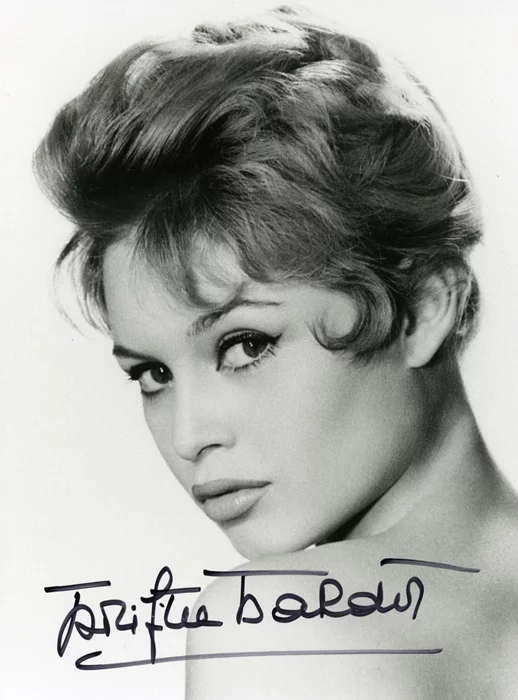 Brigitte Bardot autograph