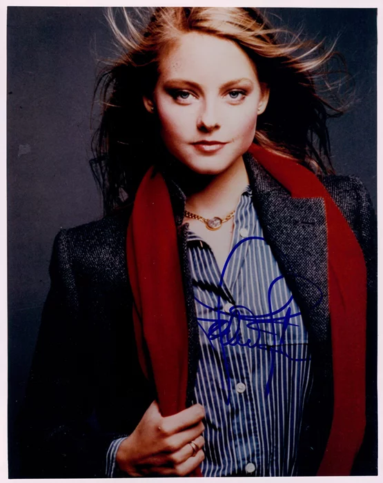 Jodie Foster autograph