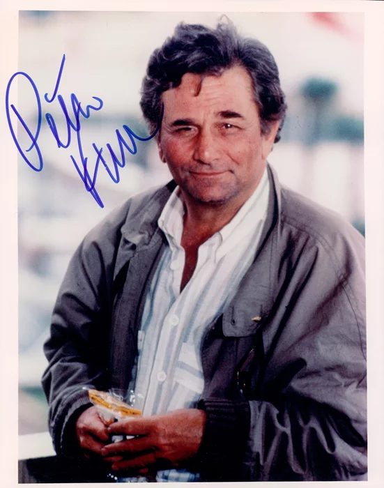 Peter Falk autograph