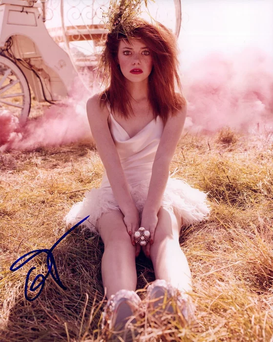 Emma Stone autograph