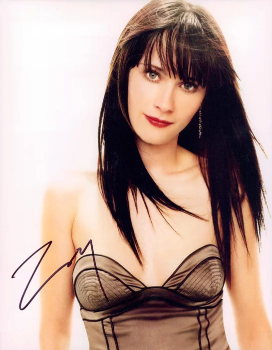 Zooey Deschanel autograph
